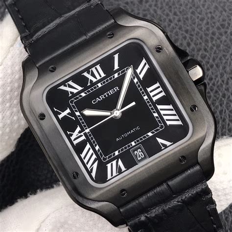 cartier santos triple fake|cartier santos watch patterns.